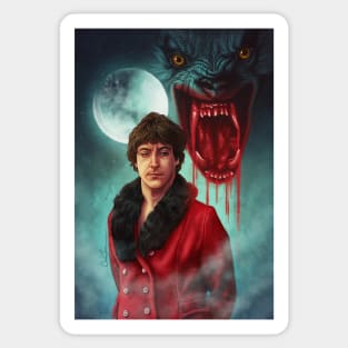 An American Werewolf in London Sticker